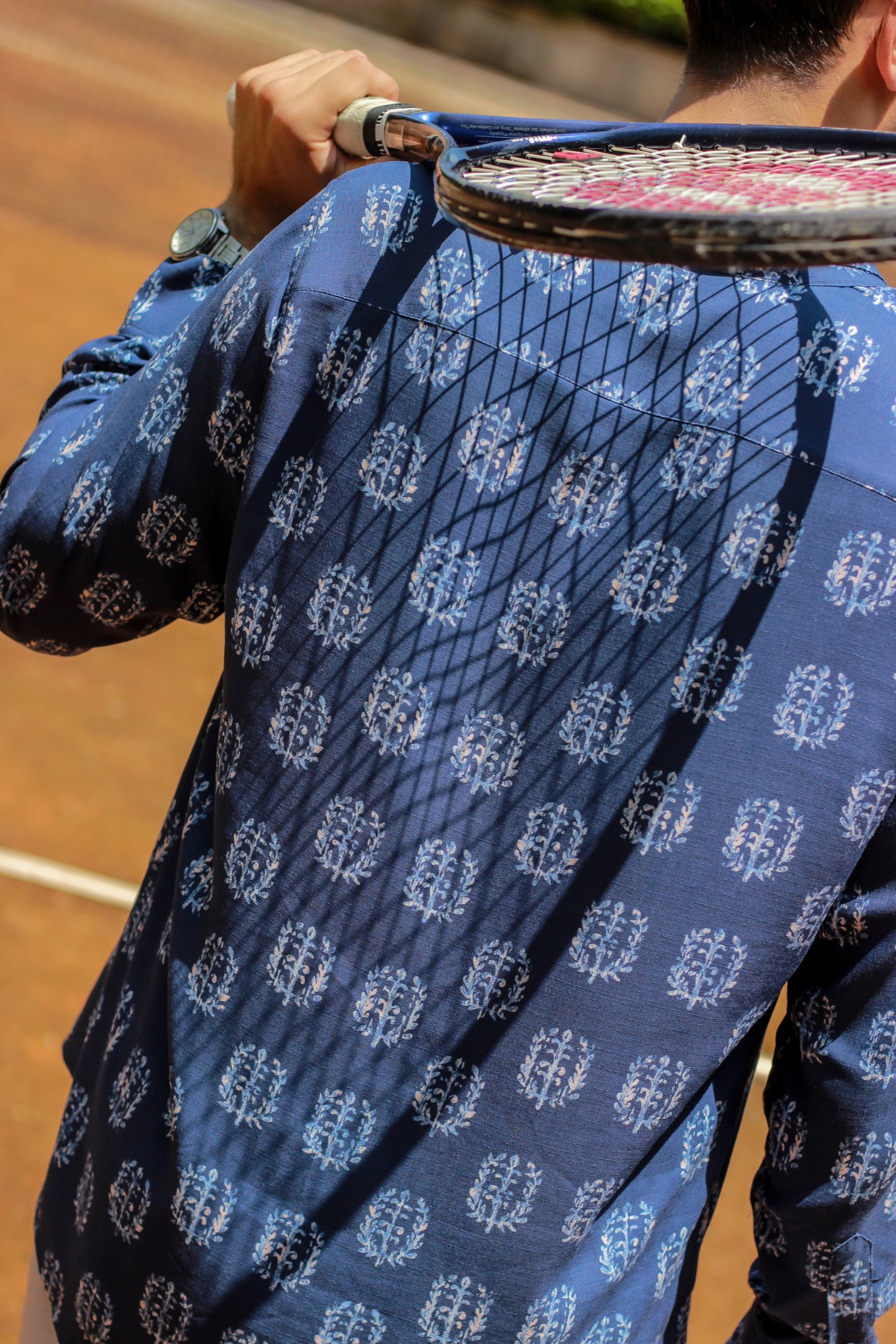LONG SLEEVE SHIRT | NAVY BLUE