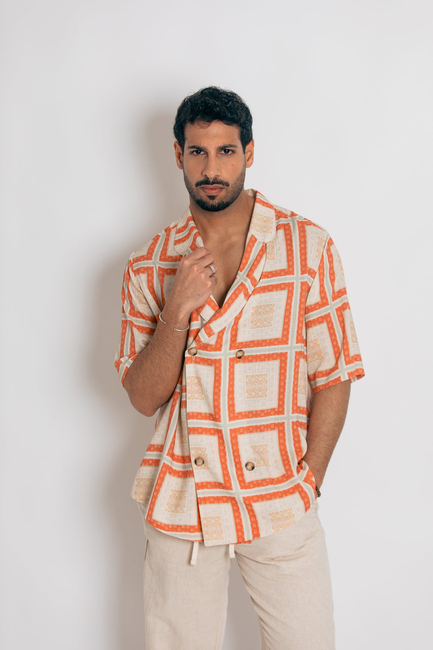 SHORT SLEEVE SHIRT | NEUTRAL